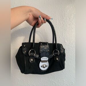 Guess Mini black purse.